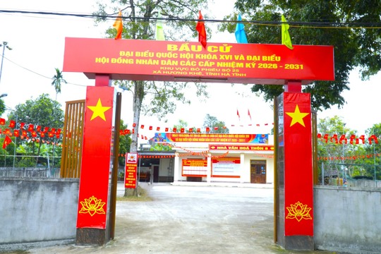 Xã Hương Khê hoàn tất công tác chuẩn bị, sẵn sàng cho ngày hội bầu cử 