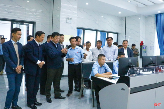 Đoàn công tác Ok king hiện đang mở tham quan Nhà máy Điện rác Phú Sơn tại TP Huế