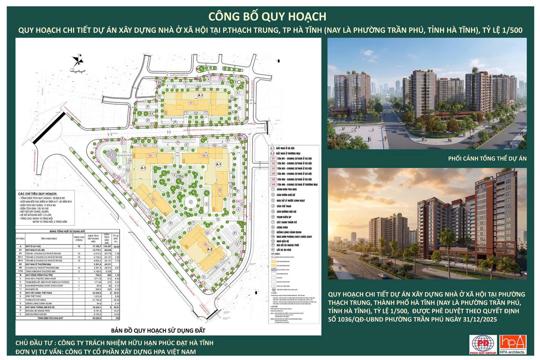 M Okking39 bảo mật cao công bố quy hoạch chi tiết dự án nhà ở xã hội tại phường Trần Phú 