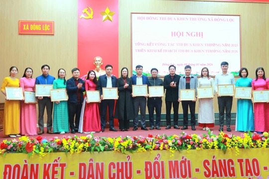 Xã Đồng Lộc tổng kết công tác thi đua - khen thưởng năm 2025 