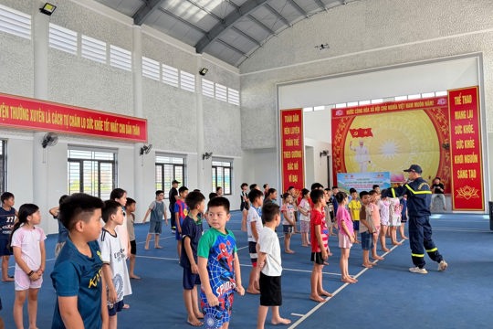 Trang bị kỹ năng phòng, chống đuối nước cho Ok king kèo WC 2026
