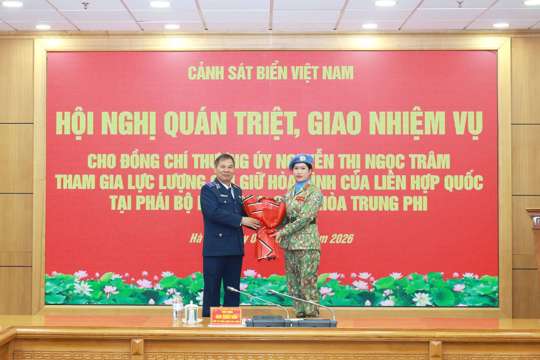Dấu mốc tự hào của Cảnh sát biển Việt Nam trong sứ mệnh Gìn giữ hòa bình Liên hợp quốc 