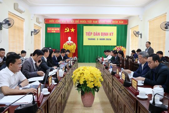 Chủ tịch UBND tỉnh Phan Thiên Định tiếp Đăng Nhập Okking.com định kỳ tháng 3/2026 