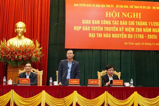 Tuyên truyền lan tỏa hoạt động kỷ niệm 260 năm Ngày sinh Đại thi hào Nguyễn Du