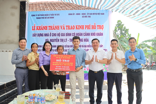 Hỗ trợ M Okking39 link mới nhất, bàn giao 2 nhà tình nghĩa tại Đức Thọ