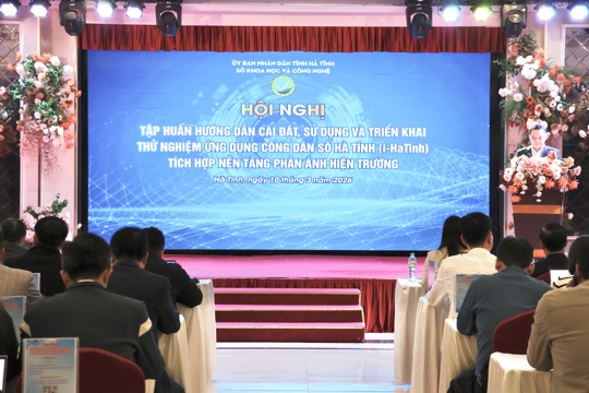 Tập huấn Ứng dụng Đăng Nhập Okking.com số M Okking39 bảo mật cao (i-HaTinh) tích hợp phản ánh hiện trường