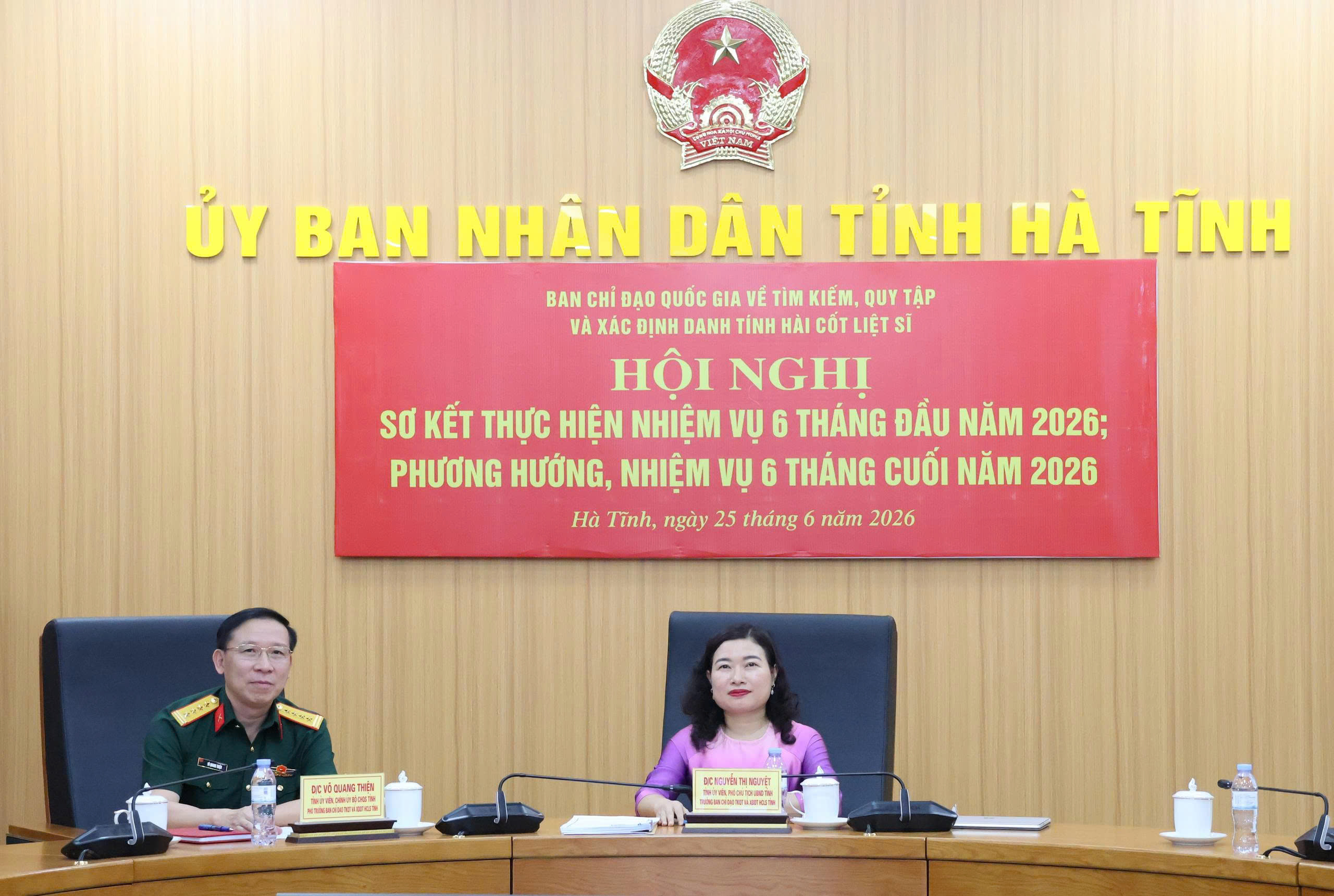 Sơ kết công tác tìm kiếm, quy tập và xác định danh tính hài cốt liệt sĩ 6 tháng đầu năm 2026