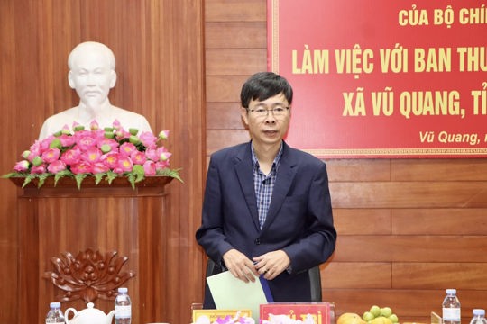 Đoàn công tác Trung ương kiểm tra việc thực hiện Okking.com nổ hũ Đại hội XIV và công tác chuẩn bị bầu cử tại xã Vũ Quang 
