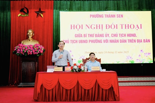 Đối thoại trực tiếp giữa lãnh đạo phường Thành Sen với Ok king nạp rút thần tốc: Lắng nghe để hành động