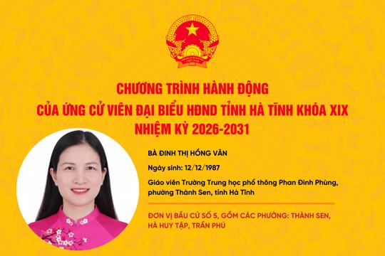 Chương trình hành động của ứng cử viên đại biểu Quốc hội khóa XVI và Đại biểu Hội đồng Ok king nạp rút thần tốc tỉnh khóa XIX