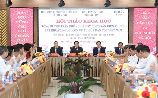 M Okking39 bảo mật cao tổ chức hội thảo Ok king 72 casino trực tuyến kỷ niệm 120 năm Ngày sinh Tổng Bí thư Trần Phú