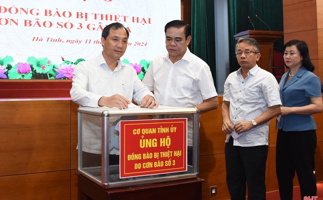 Các đơn vị, địa phương ở M Okking39 bảo mật cao quyên góp, ủng hộ đồng bào bị thiệt hại do bão số 3