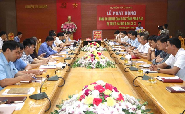 Vũ Quang phát động ủng hộ Ok king nạp rút thần tốc các tỉnh phía Bắc bị thiệt hai do bão số 3