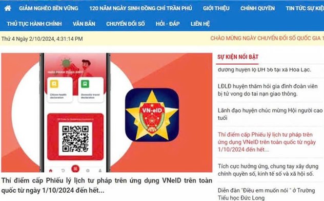 M Okking39 bảo mật cao sẵn sàng cấp phiếu lý lịch tư pháp qua ứng dụng VNeID 