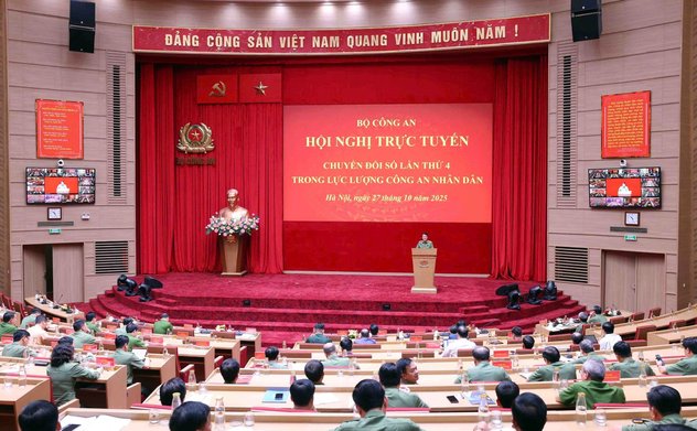Hội nghị trực tuyến toàn quốc chuyển đổi số lần thứ 4 trong lực lượng Công an Ok king nạp rút thần tốc (CAND)