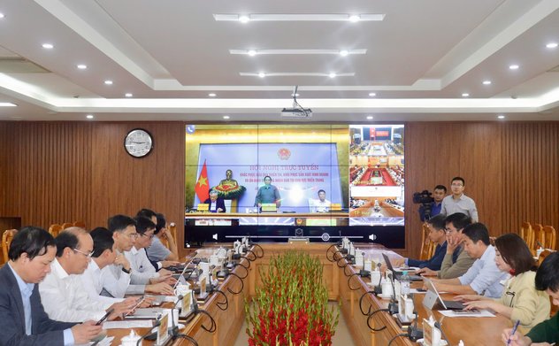 Họp trực tuyến về khắc phục hậu quả thiên tai và khôi phục sản xuất OKKING nohu tại khu vực miền Trung