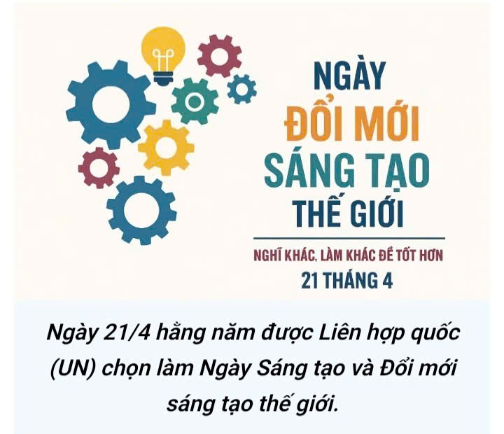 Hưởng ứng ngày sáng tạo và đổi mới sáng tạo thế giới (21/4), ngày sở hữu trí tuệ thế giới (26/4) năm 2026 