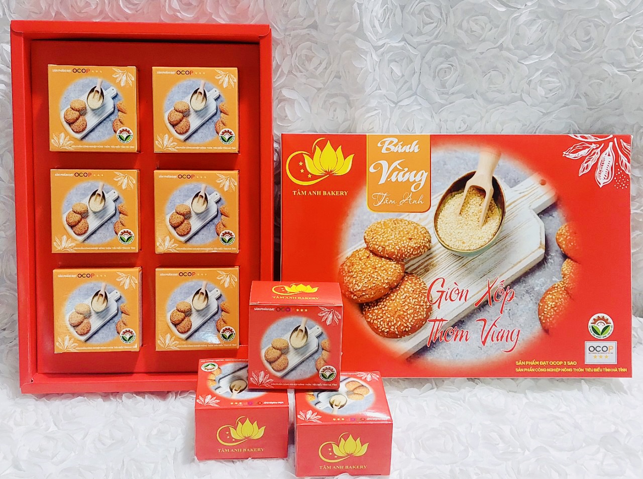 Bánh vừng Tâm Anh hộp giấy