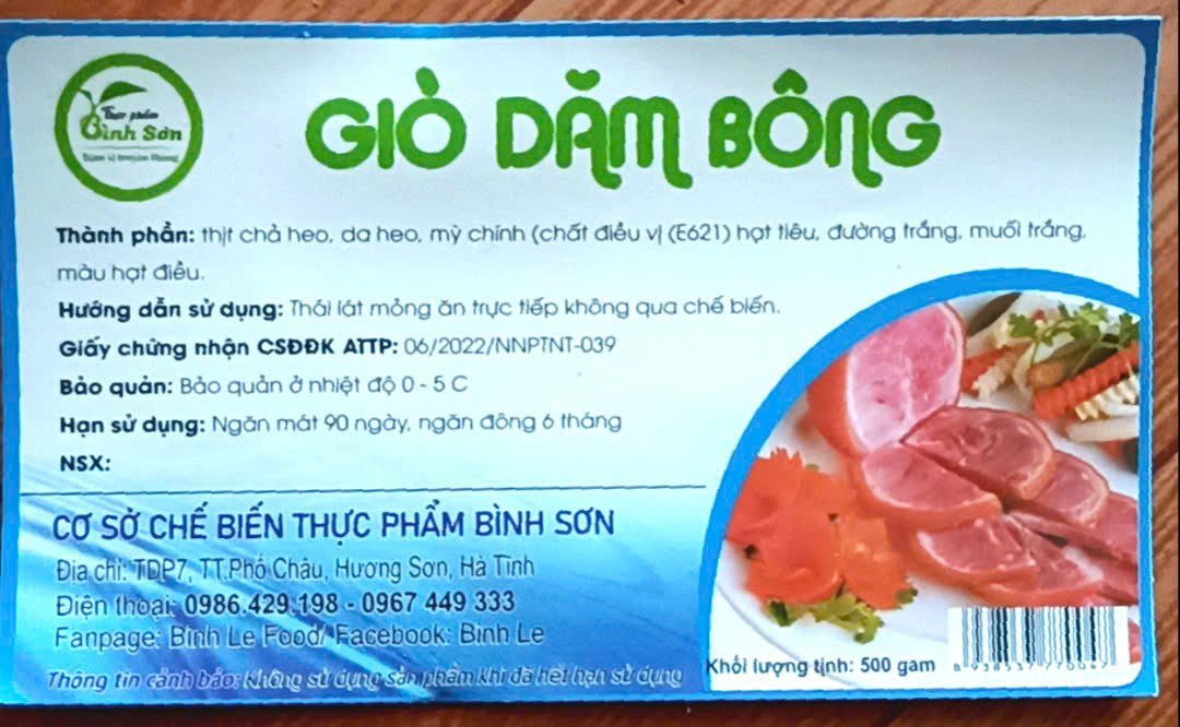 Giò dăm bông