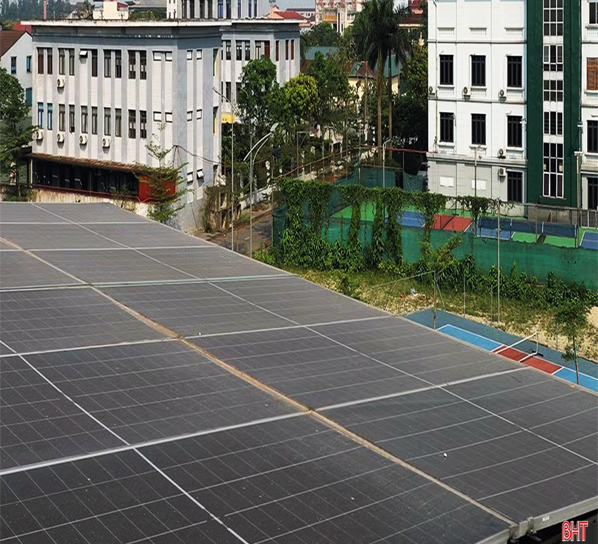 Hà Tĩnh phấn đấu đến năm 2030 có 50% tòa nhà công sở lắp đặt điện mặt trời mái nhà