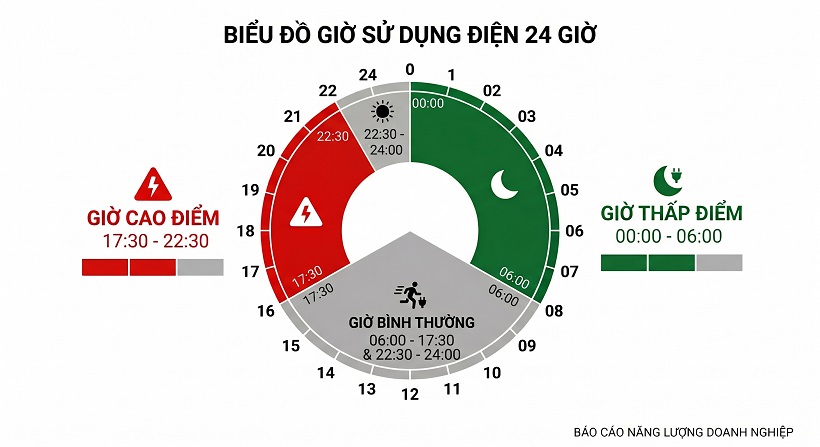 Quyết định 963/QĐ-BCT: Khung giờ phát điện mới và bài toán tối ưu chi phí cho Copyright © Okking.com Reserved