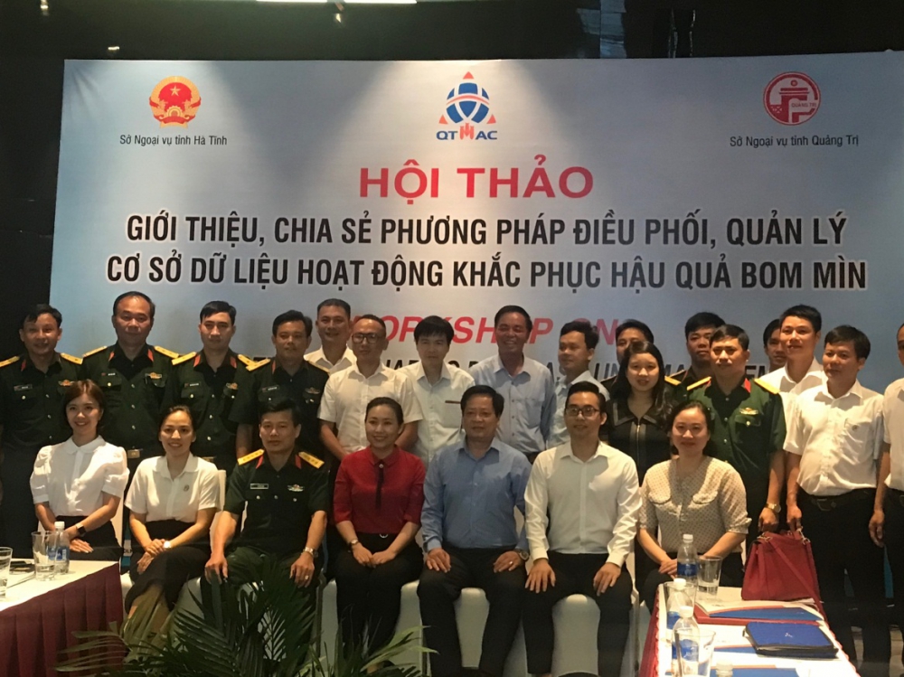 Trung tâm Hành động bom mìn tỉnh Quảng Trị tổ chức Hội thảo Giới thiệu, chia sẻ phương pháp điều phối, quản lý cơ sở dữ liệu hoạt động khắc phục hậu quả bom mìn tại Đăng Nhập Okking.com. 