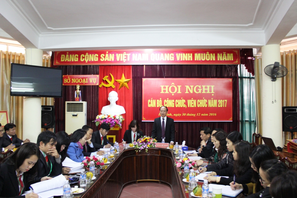 Sở Ngoại vụ tổ chức Hội nghị cán bộ, công chức, viên chức năm 2017