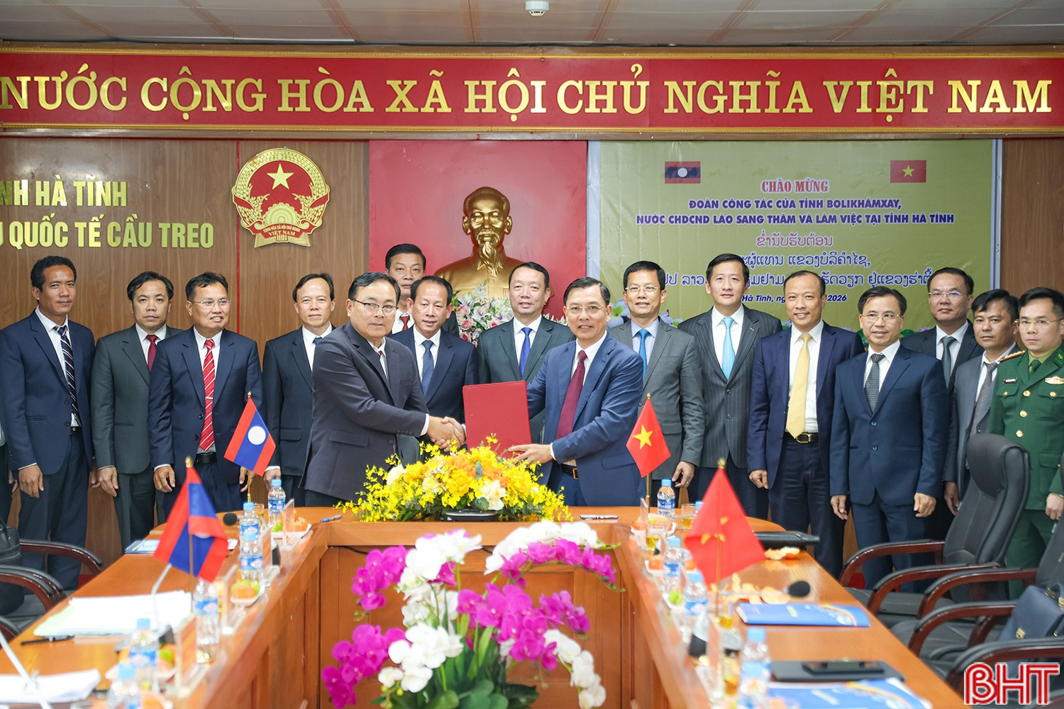Hà Tĩnh - Bolikhămxay thúc đẩy phát triển toàn diện cửa khẩu Cầu Treo - Nậm Phao