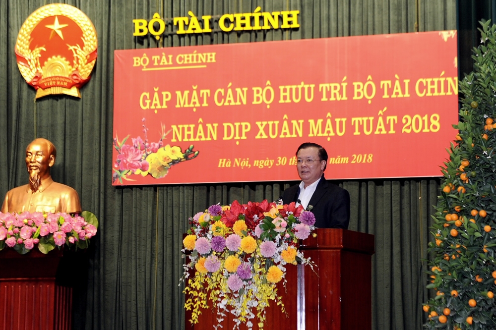 Gặp mặt cán bộ hưu trí Bộ Tài chính nhân dịp Mậu Tuất năm 2018