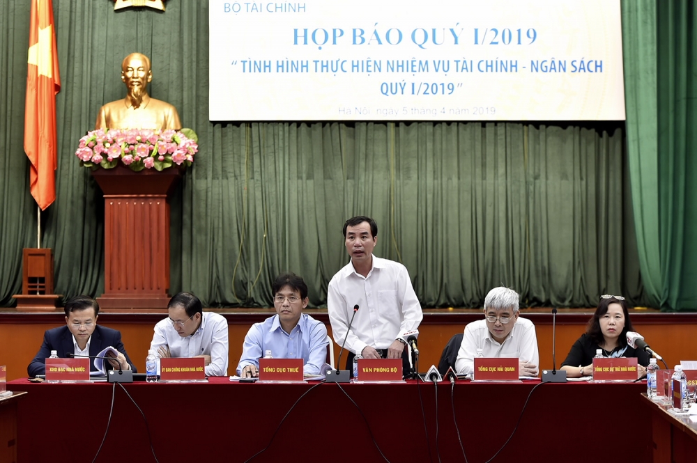 Bộ Tài chính họp báo thông tin tình hình thực hiện nhiệm vụ tài chính -ngân sách quý I