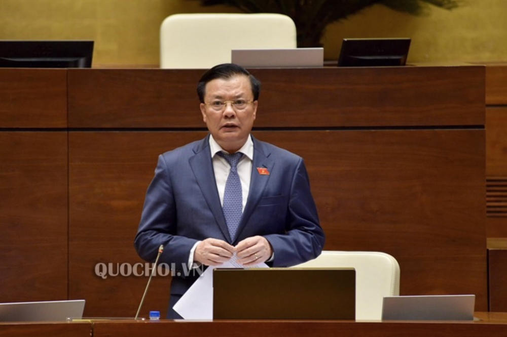 Bộ trưởng Bộ Tài chính Đinh Tiến Dũng giải trình một số nội dung trước Quốc hội Bộ trưởng Bộ Tài chính Đinh Tiến Dũng giải trình một số nội dung trước Quốc hội