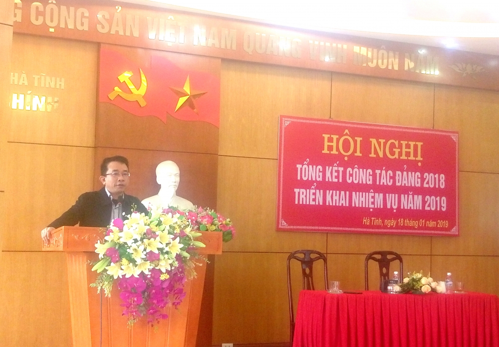 Hội nghị tổng kết công tác Đảng năm 2018, triển khai nhiệm vụ năm 2019
