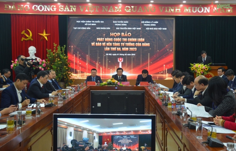 Phát động cuộc thi chính luận về bảo vệ nền tảng tư tưởng của Đảng năm 2023 Phát động cuộc thi chính luận về bảo vệ nền tảng tư tưởng của Đảng năm 2023