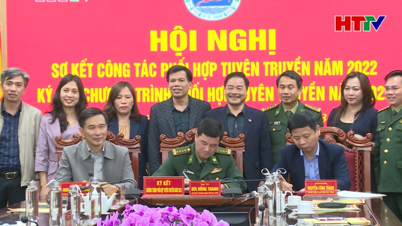 Phối hợp tuyên truyền nhiệm vụ bảo vệ an ninh biên giới trên Đài PT-TH và Báo Hà Tĩnh Phối hợp tuyên truyền nhiệm vụ bảo vệ an ninh biên giới trên Đài PT-TH và Báo Hà Tĩnh