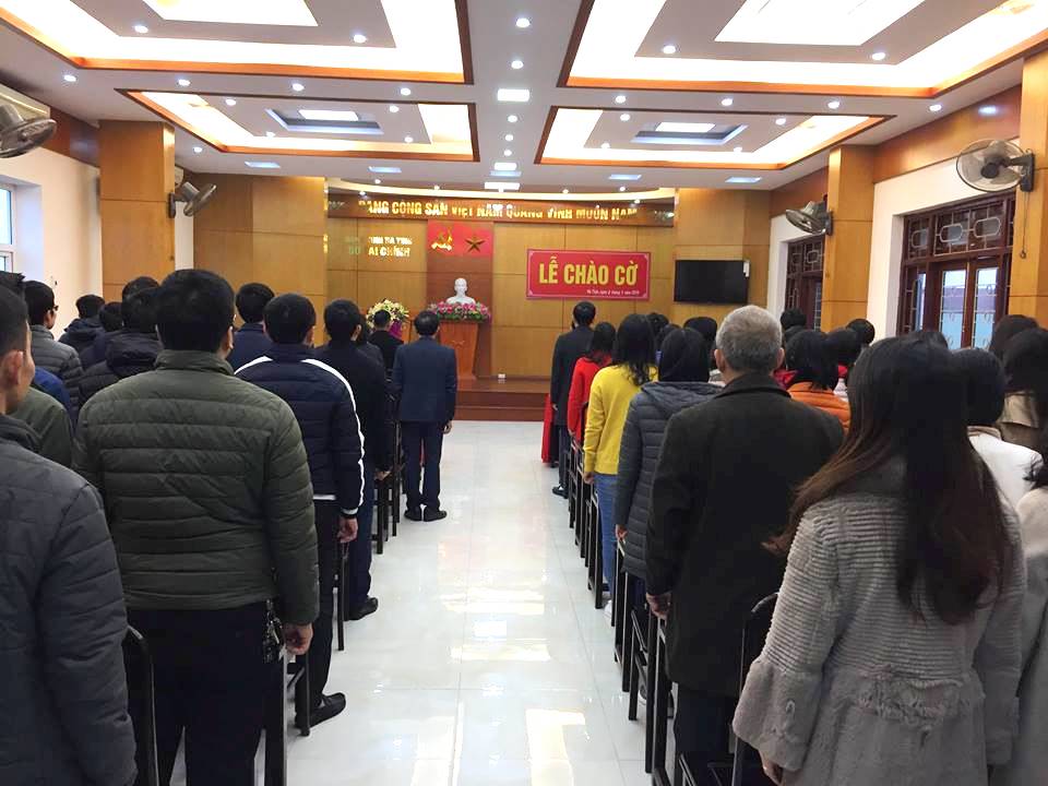 Lễ chào cờ đầu năm 2019