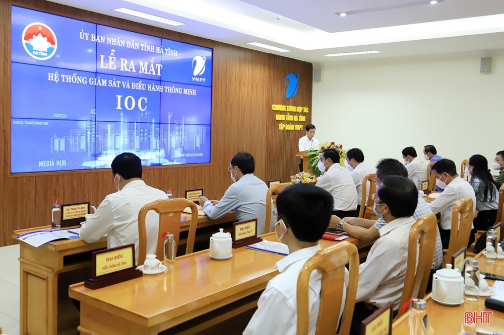 Hà Tĩnh ra mắt Hệ thống Giám sát và điều hành thông minh IOC Hà Tĩnh ra mắt Hệ thống Giám sát và điều hành thông minh IOC