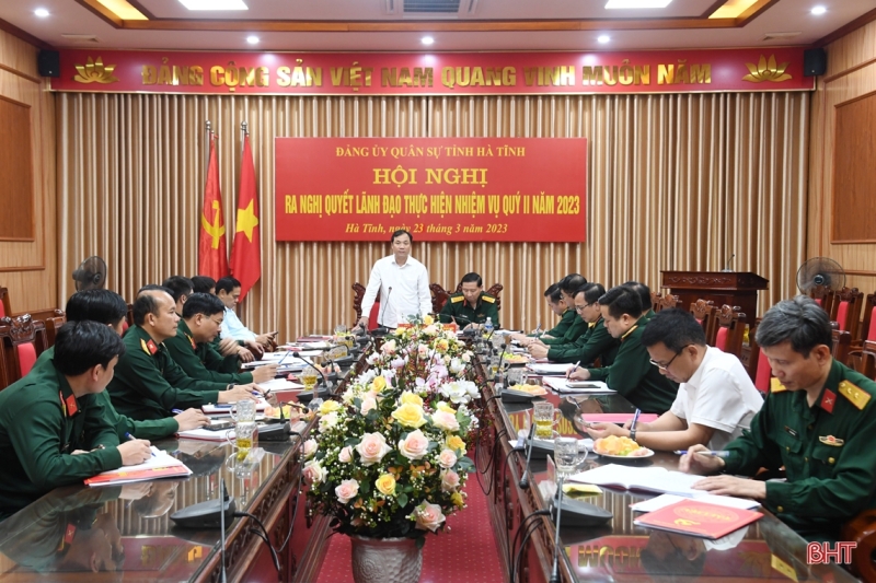 Đảng ủy Quân sự Hà Tĩnh ra Okking 50.com uy tín số 1 thị trường lãnh đạo thực hiện nhiệm vụ quý II/2023 Đảng ủy Quân sự Hà Tĩnh ra Okking 50.com uy tín số 1 thị trường lãnh đạo thực hiện nhiệm vụ quý II/2023