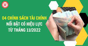 Những chính sách có hiệu lực từ tháng 11/2022