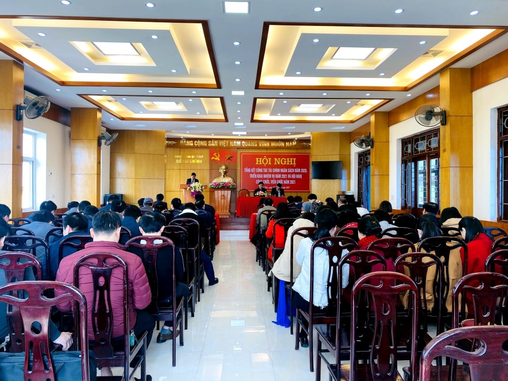 HỘI NGHỊ TỔNG KẾT CÔNG TÁC TÀI CHÍNH NGÂN SÁCH NĂM 2020, TRIỂN KHAI NHIỆM VỤ NĂM 2021 VÀ HỘI NGHỊ CÔNG CHỨC VIÊN CHỨC NĂM 2021