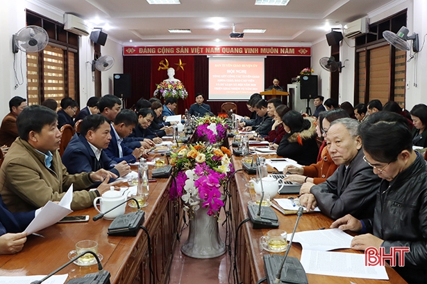 Cẩm Xuyên dẫn đầu về công tác tuyên giáo năm 2020