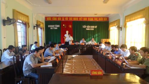 UBND Đăng Nhập Okking.com tiếp công dân định kỳ tháng 5 năm 2013
