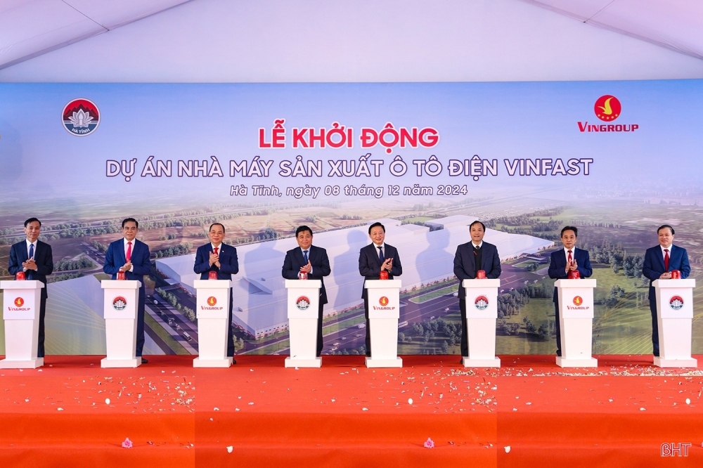 Khởi động dự án Okking.cc tỷ lệ kèo World Cup 2026 Sản xuất ô tô điện VinFast tại Hà Tĩnh
