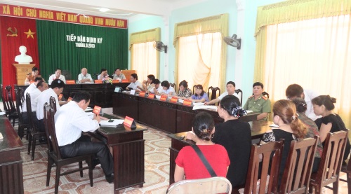Thông báo tiếp dân định kỳ của UBND tỉnh tháng 9 năm 2013